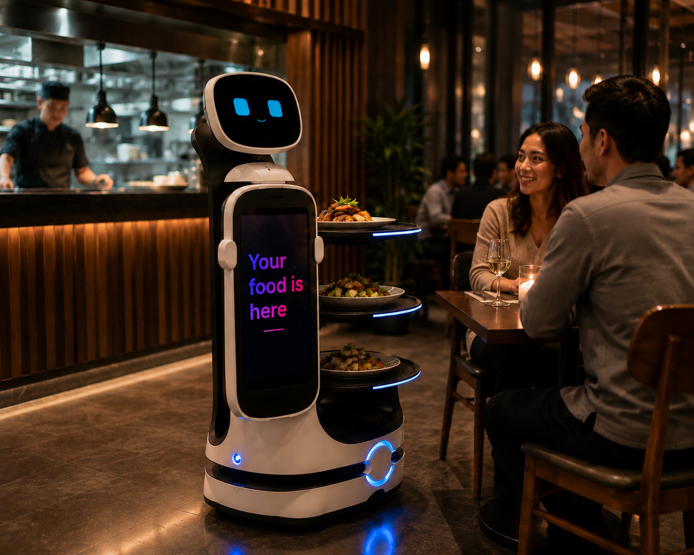 Food Runner — Alevo hospitality robot